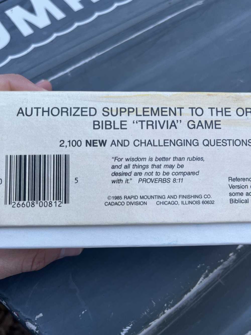 Other Bible trivia 1985 trivia game - image 4