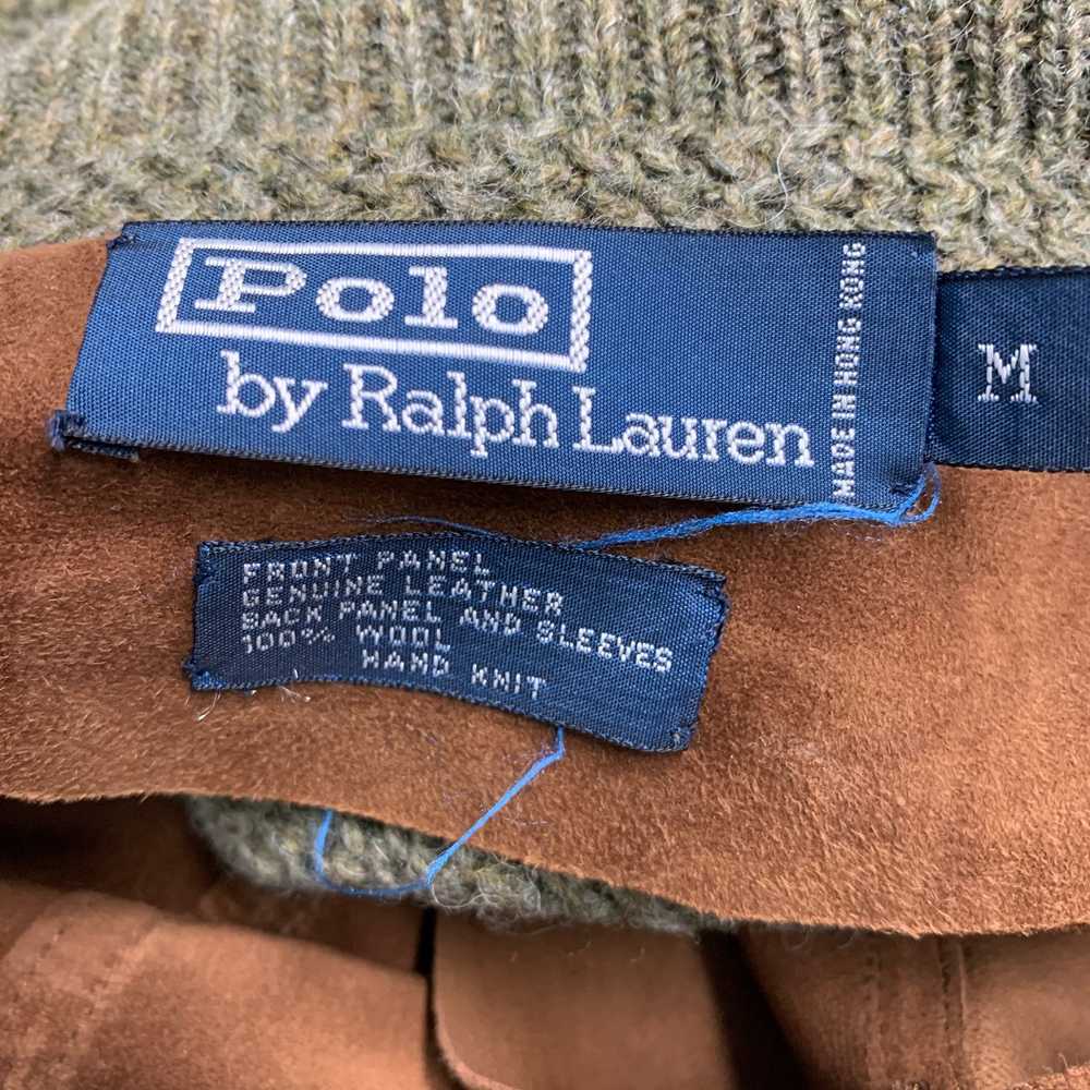 Ralph Lauren Green Brown Wool Suede Jacket - image 6