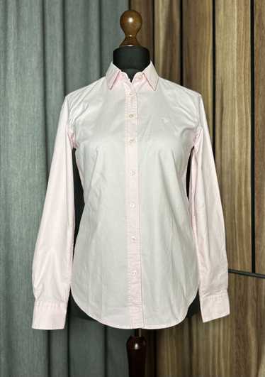 Gant × Luxury GANT Pink Logo Shirt Cotton Women's 