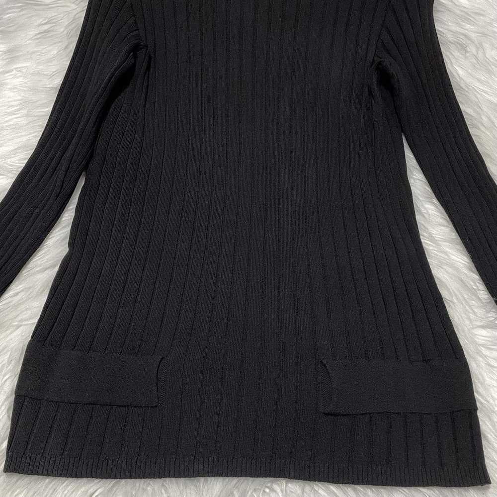 Chanel CHANEL Decorative Long Sleeve Rib Knit Swe… - image 11