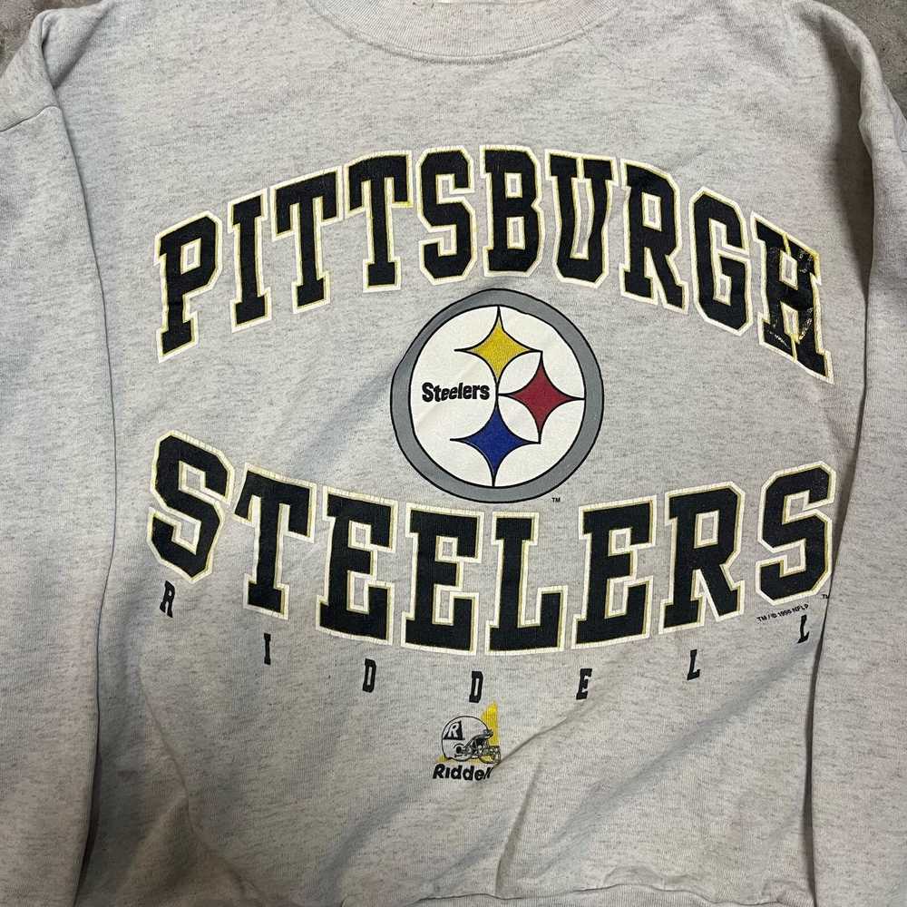 Riddell Vintage Pittsburgh Steelers Sweatshirt - image 3