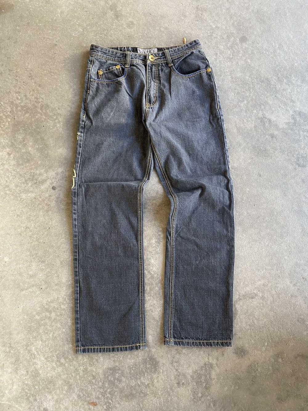 Clench × Jnco × Southpole Embroidered Clench jeans - image 1