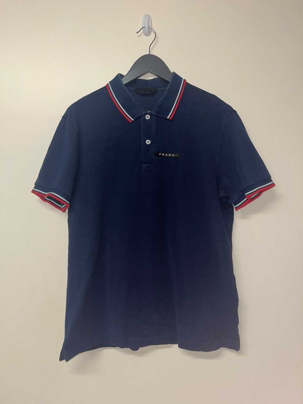 Prada Prada navy blue polo shirt - image 1