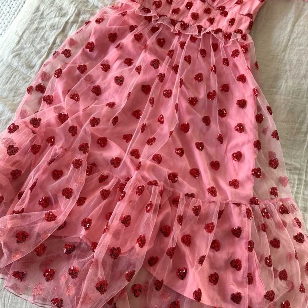 Rachel Parcell Sequin Heart Tulle Midi Dress, Sma… - image 10