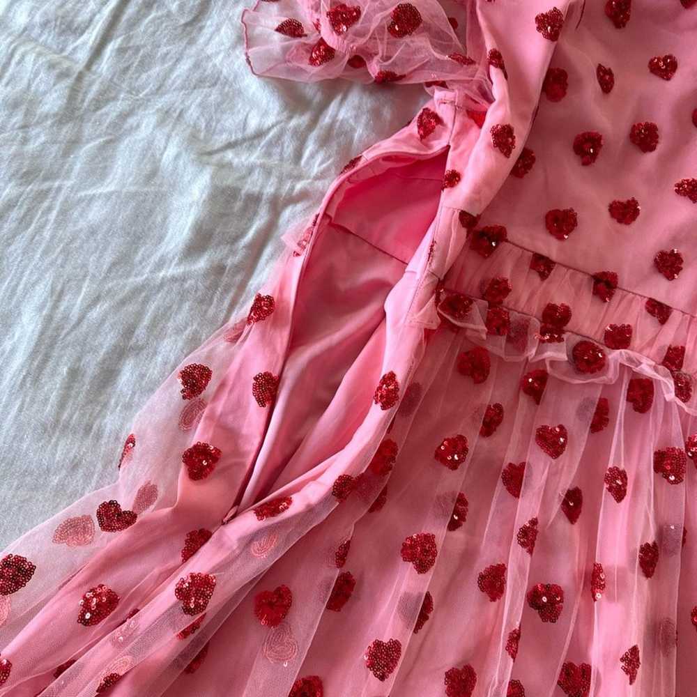 Rachel Parcell Sequin Heart Tulle Midi Dress, Sma… - image 11