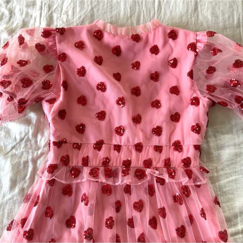 Rachel Parcell Sequin Heart Tulle Midi Dress, Sma… - image 8