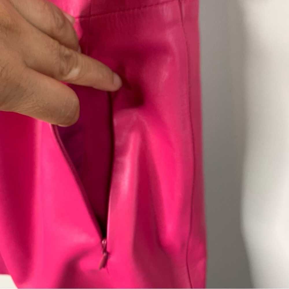 Bod and Christensen hot pink leather fuchsia shif… - image 7