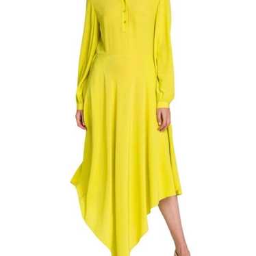 $1790 STELLA MCCARTNEY Silk Asymmetric Dress size… - image 1