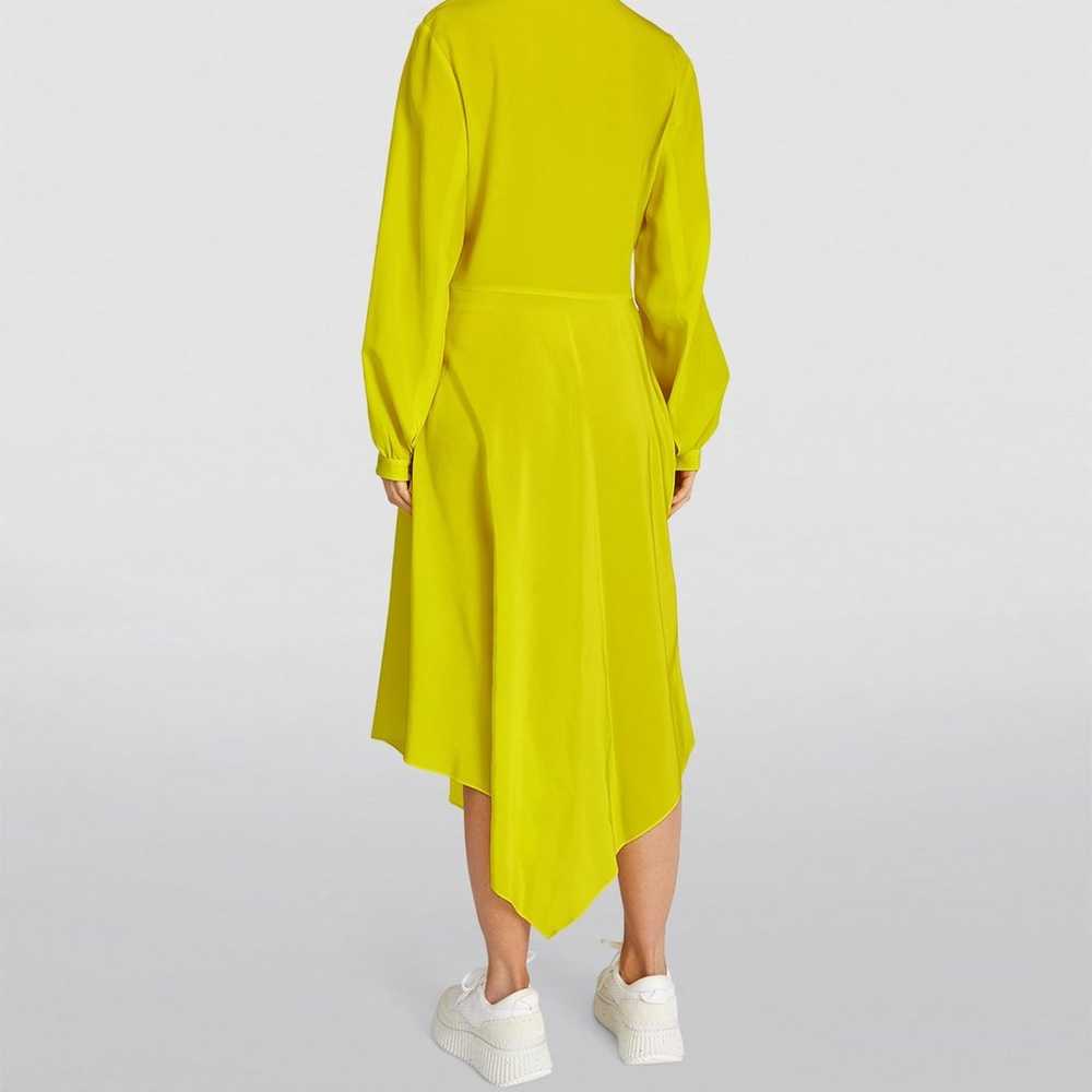 $1790 STELLA MCCARTNEY Silk Asymmetric Dress size… - image 3