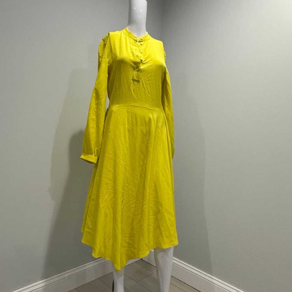 $1790 STELLA MCCARTNEY Silk Asymmetric Dress size… - image 7