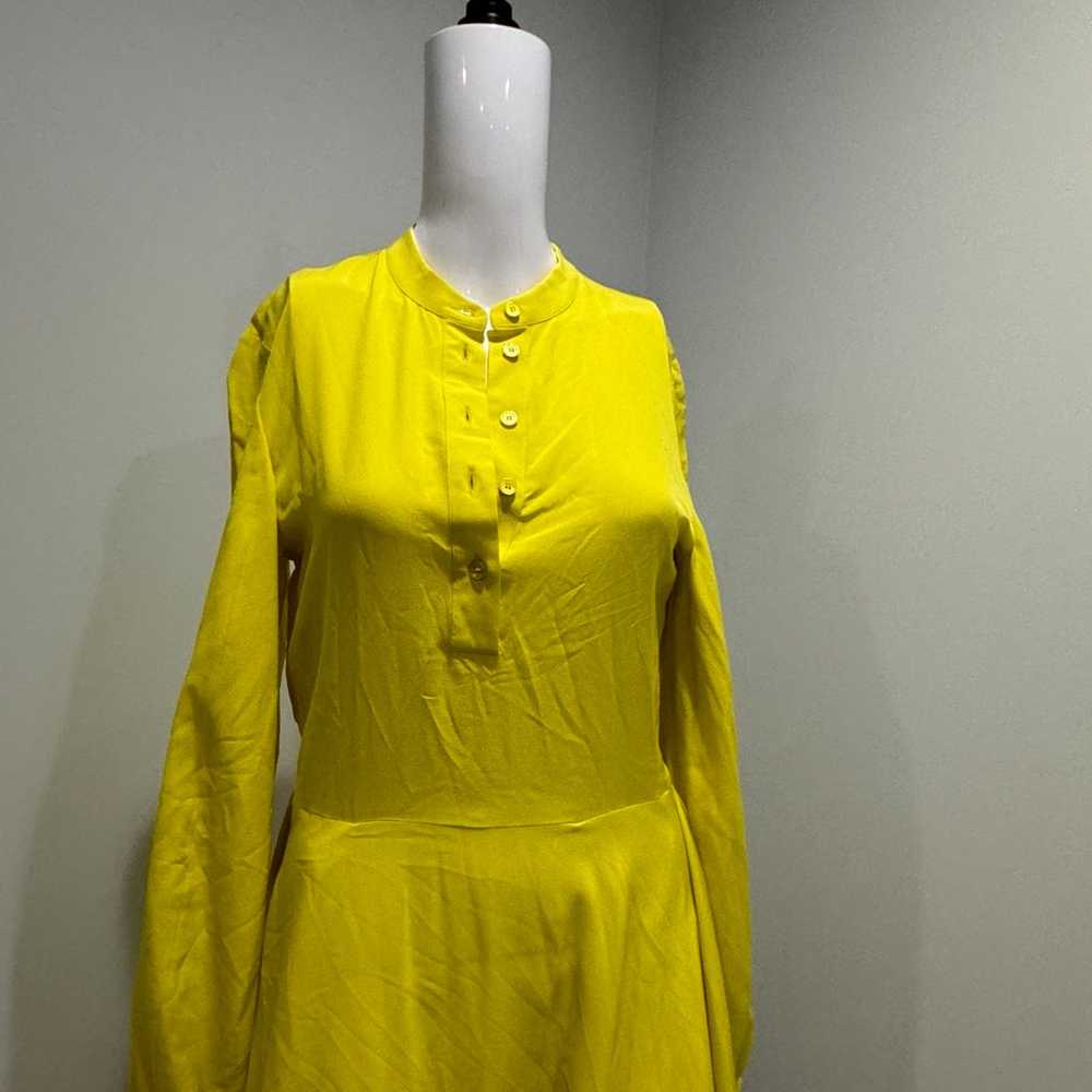 $1790 STELLA MCCARTNEY Silk Asymmetric Dress size… - image 8