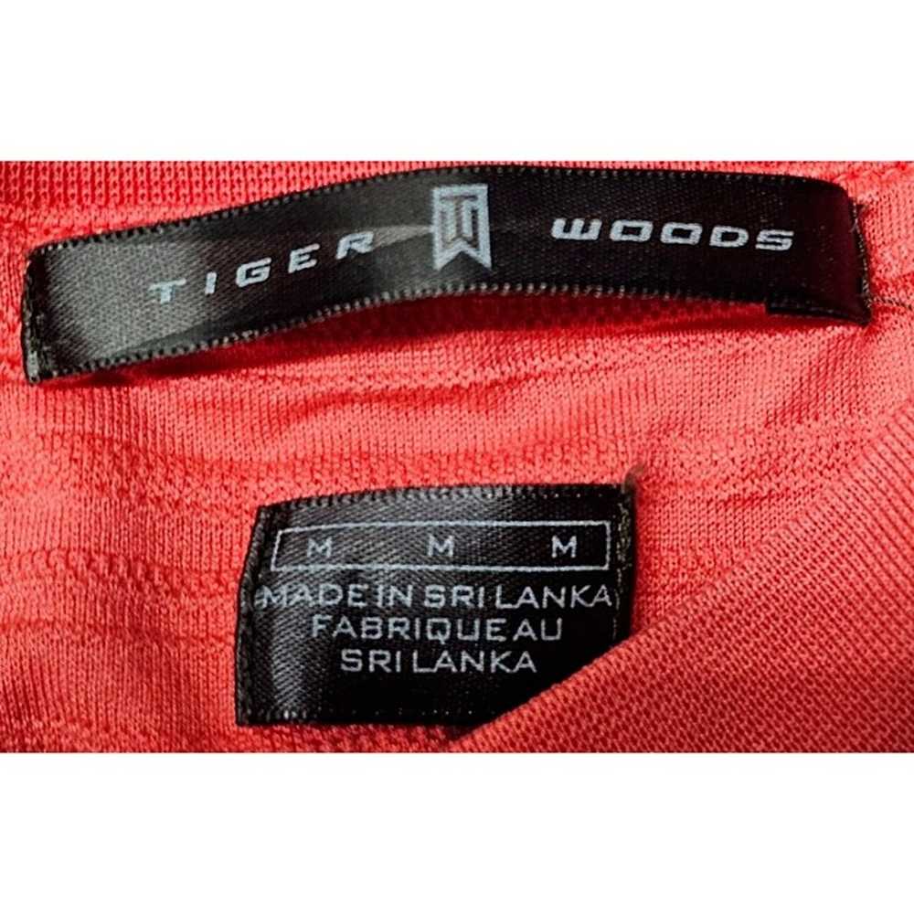 Tiger Woods Medium Striped Bright Red Pink Short … - image 12