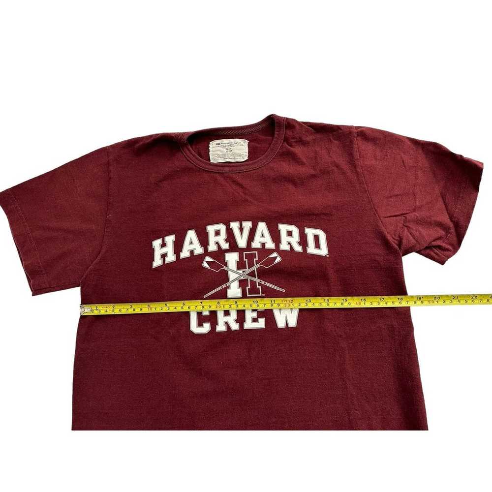 Harvard Crimson Crew Small Champion S/S Shirt - image 4