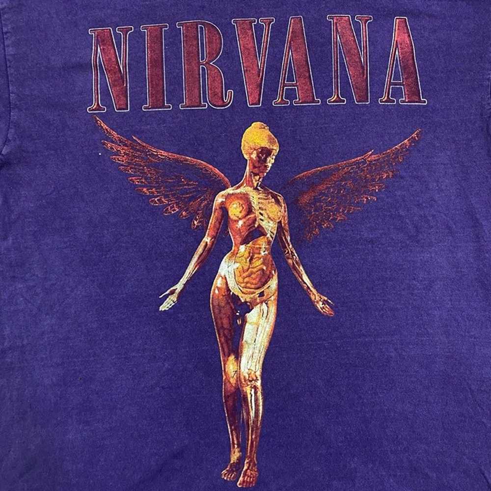Nirvana In Utero Rock tshirt size extra large - image 2