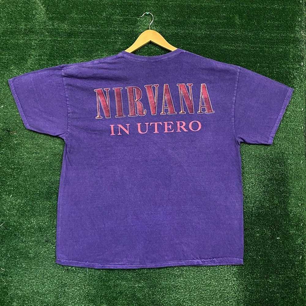 Nirvana In Utero Rock tshirt size extra large - image 6