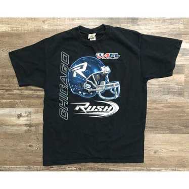 Vintage AFL Chicago Rush Mens XL Black T Shirt on… - image 1