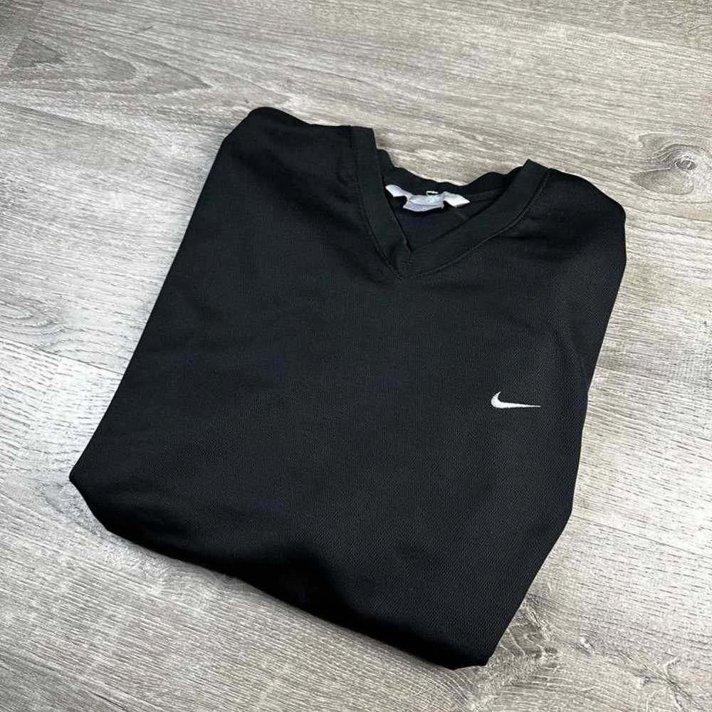 Vintage Nike Black Long Sleeve T-Shirt XL - image 2