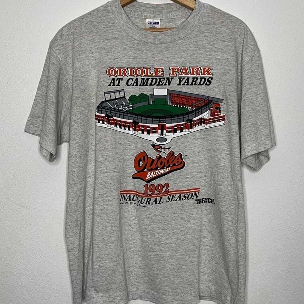 Vintage 90’s Baltimore Orioles T-Shirt single sti… - image 1