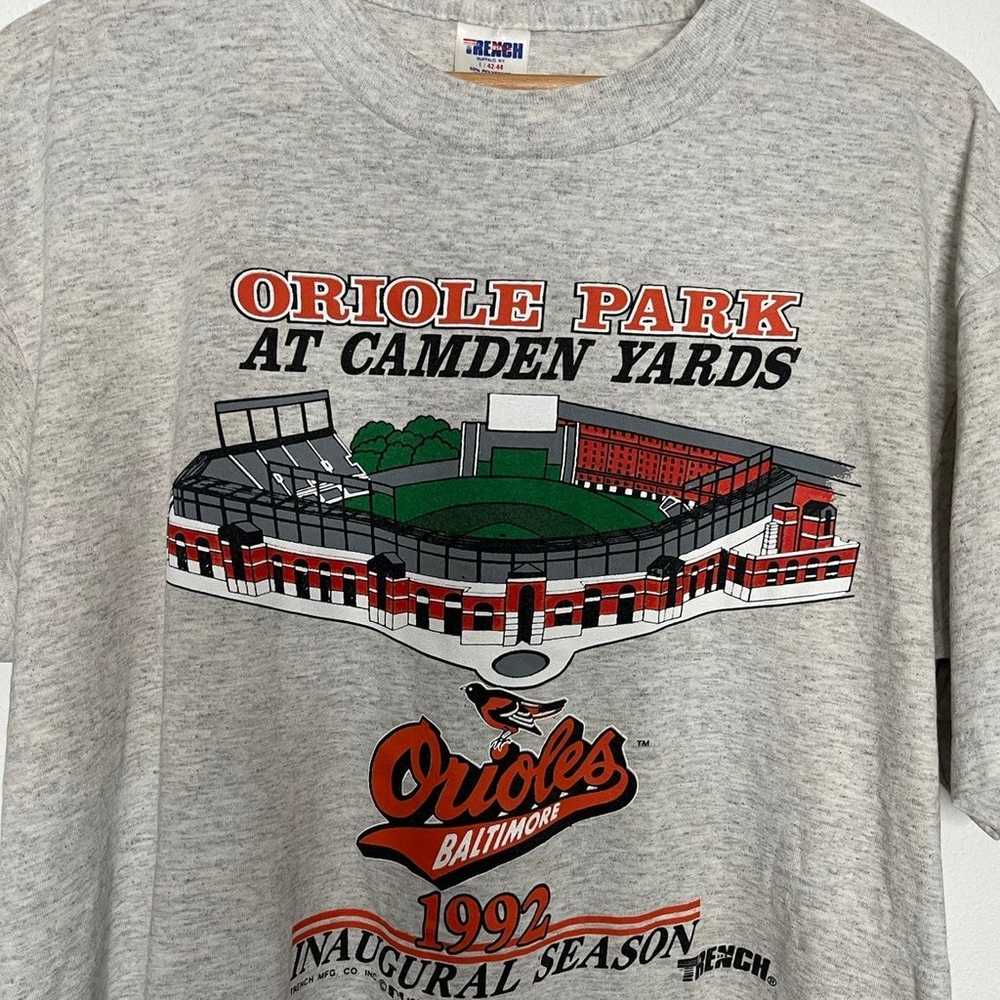 Vintage 90’s Baltimore Orioles T-Shirt single sti… - image 2