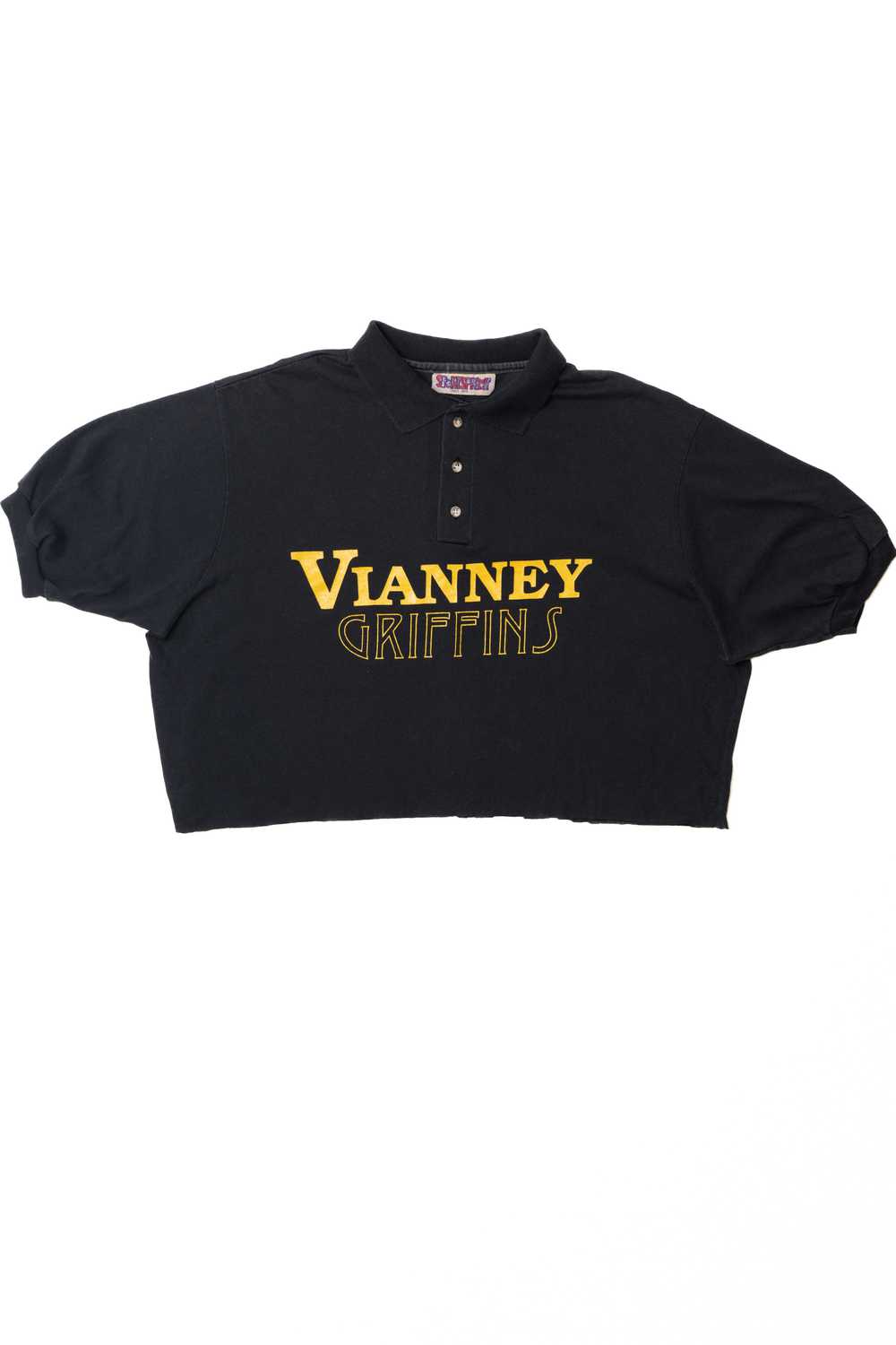 Vintage "Vianney Griffins" Raw Cut Cropped Lightw… - image 1