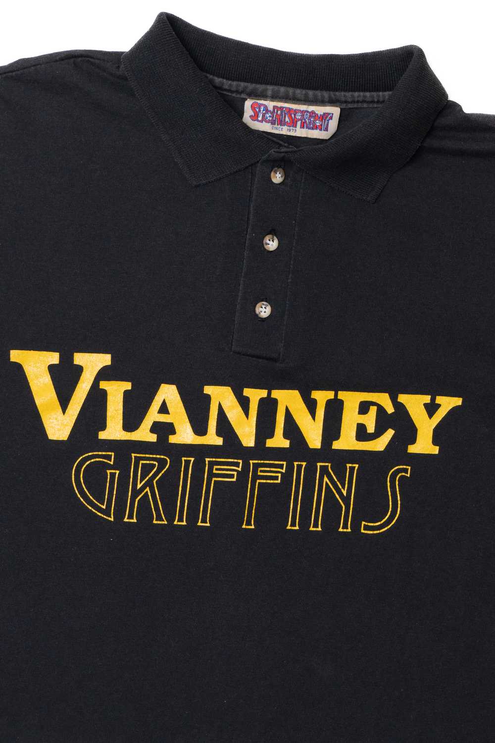 Vintage "Vianney Griffins" Raw Cut Cropped Lightw… - image 2