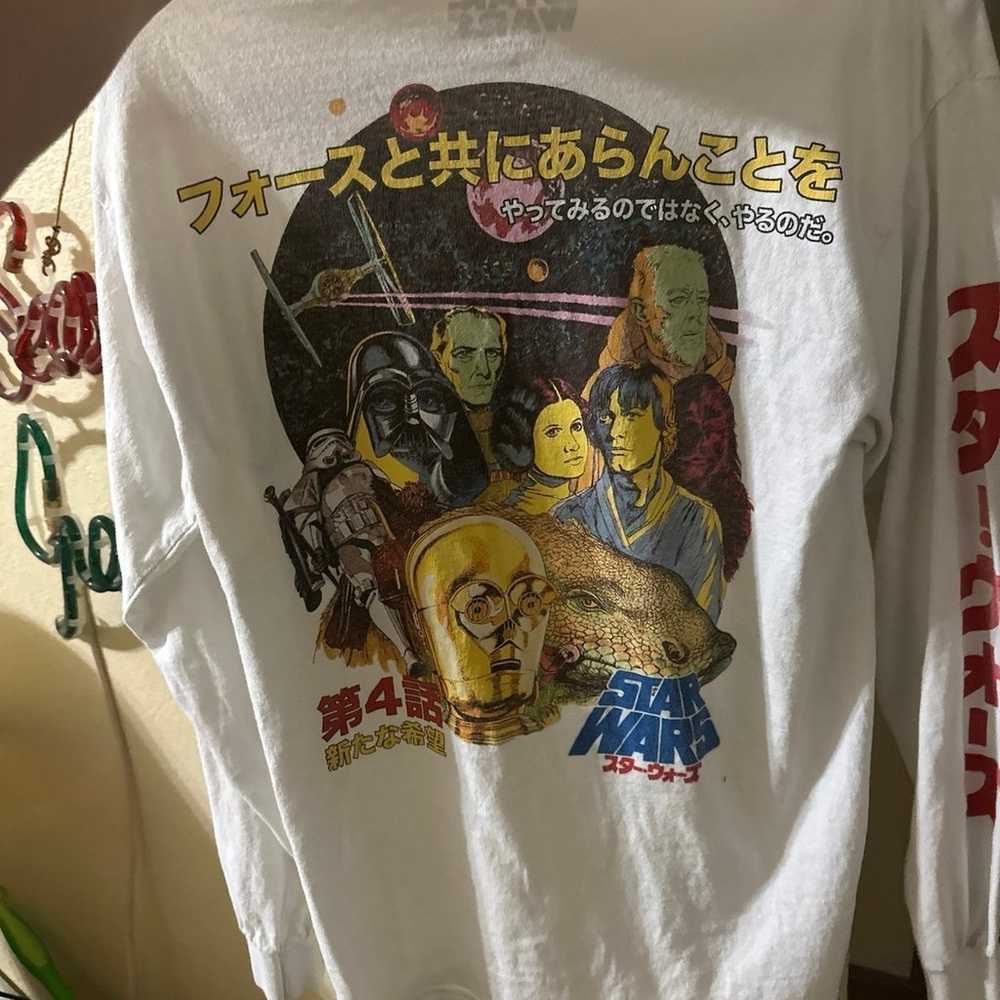 Star Wars unusual Japanese vintage shirt size sma… - image 8