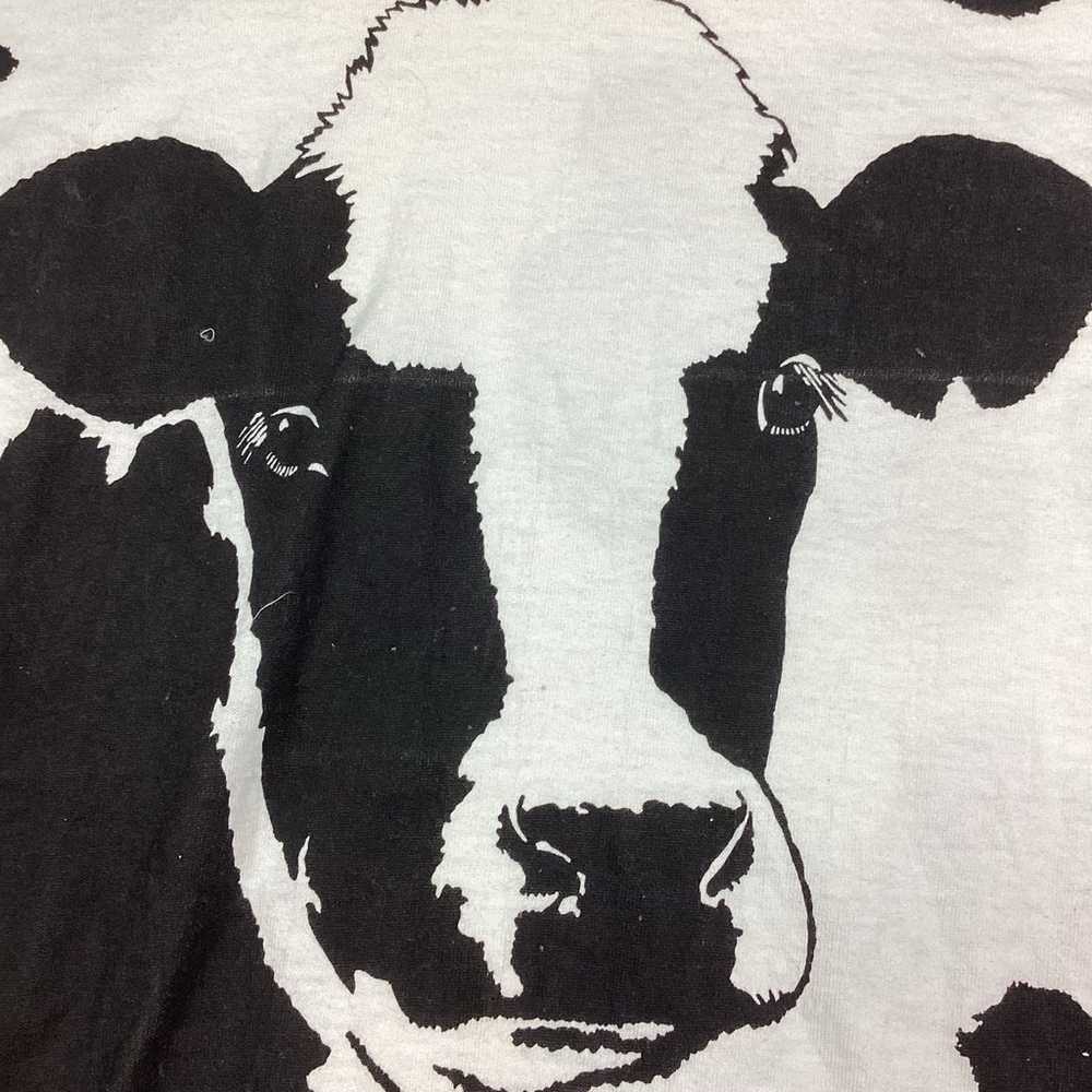 Vintage Cow 90s single stitch tshirt - image 2