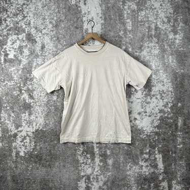 John Elliott T Shirt Mens Short Sleeve Beige Cott… - image 1