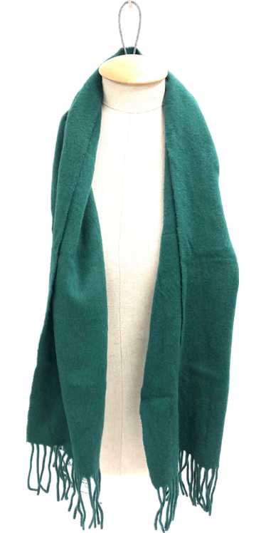 savile row Forest Green Cashmere Scarf One Size