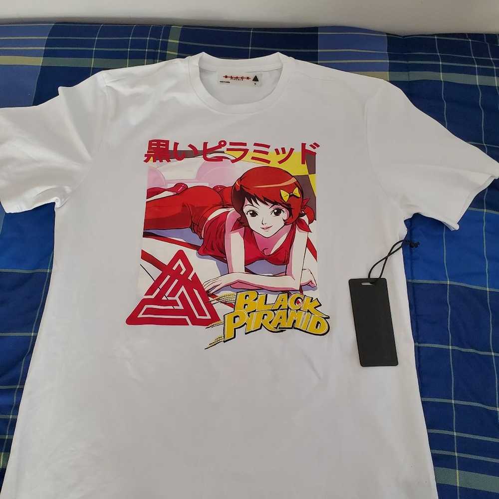Black Pyramid Anime Graphic Shirt **Rare** - image 1
