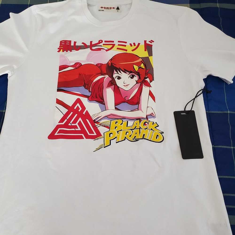 Black Pyramid Anime Graphic Shirt **Rare** - image 2