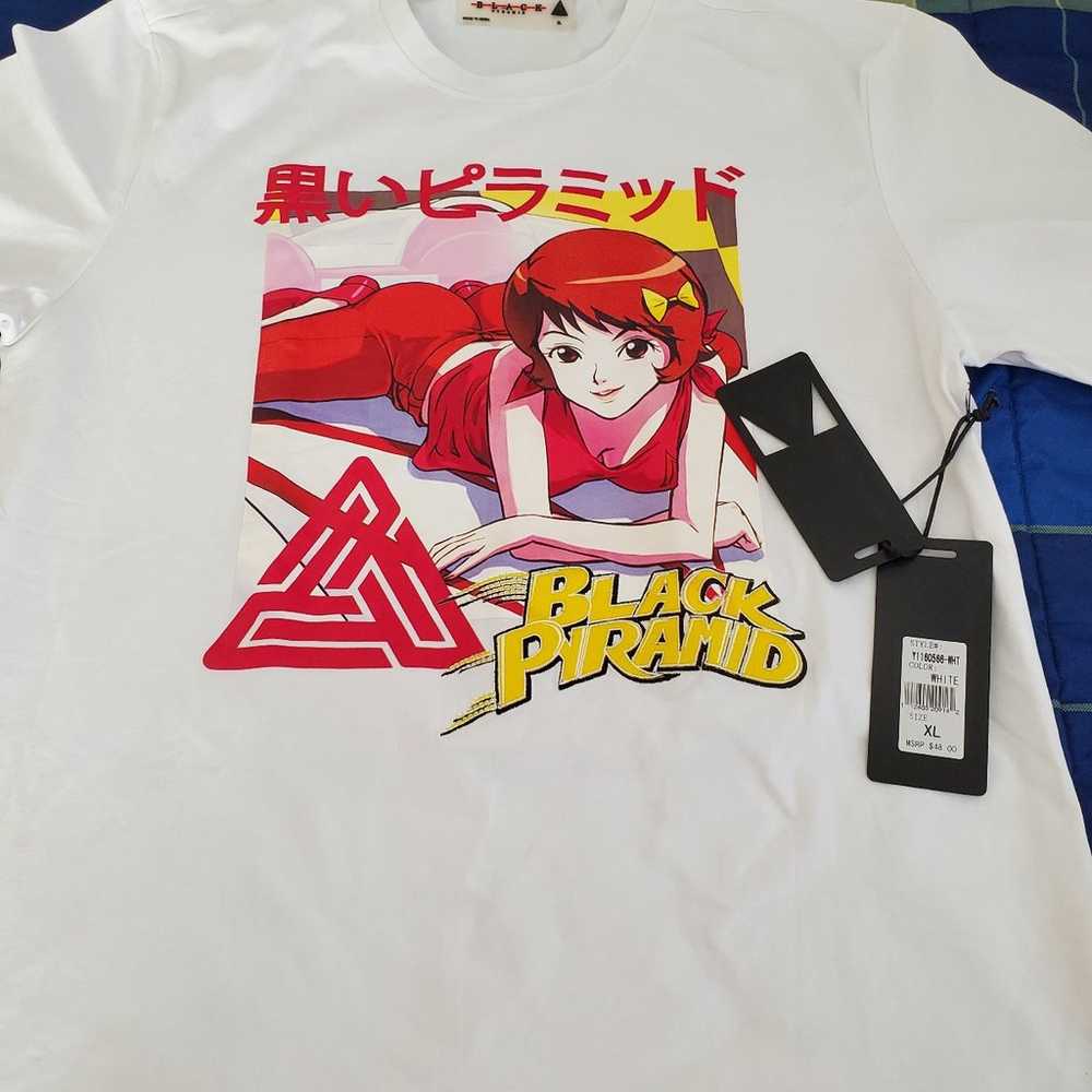 Black Pyramid Anime Graphic Shirt **Rare** - image 5