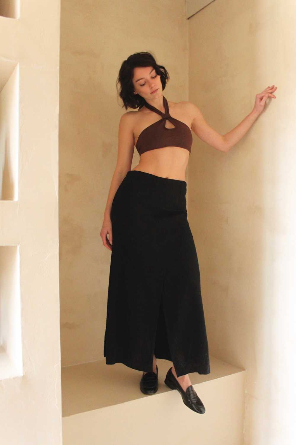 Jesse Kamm Woven Silk Skirt - image 5