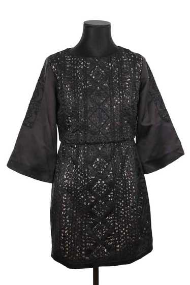 Circular Clothing Robe en dentelle Maje noir. Tail