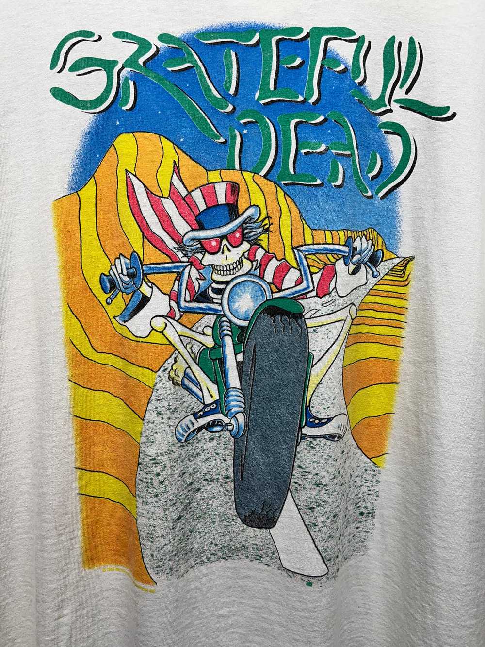 Vintage Grateful Dead Uncle Sam Motorcycle 1988 W… - image 3