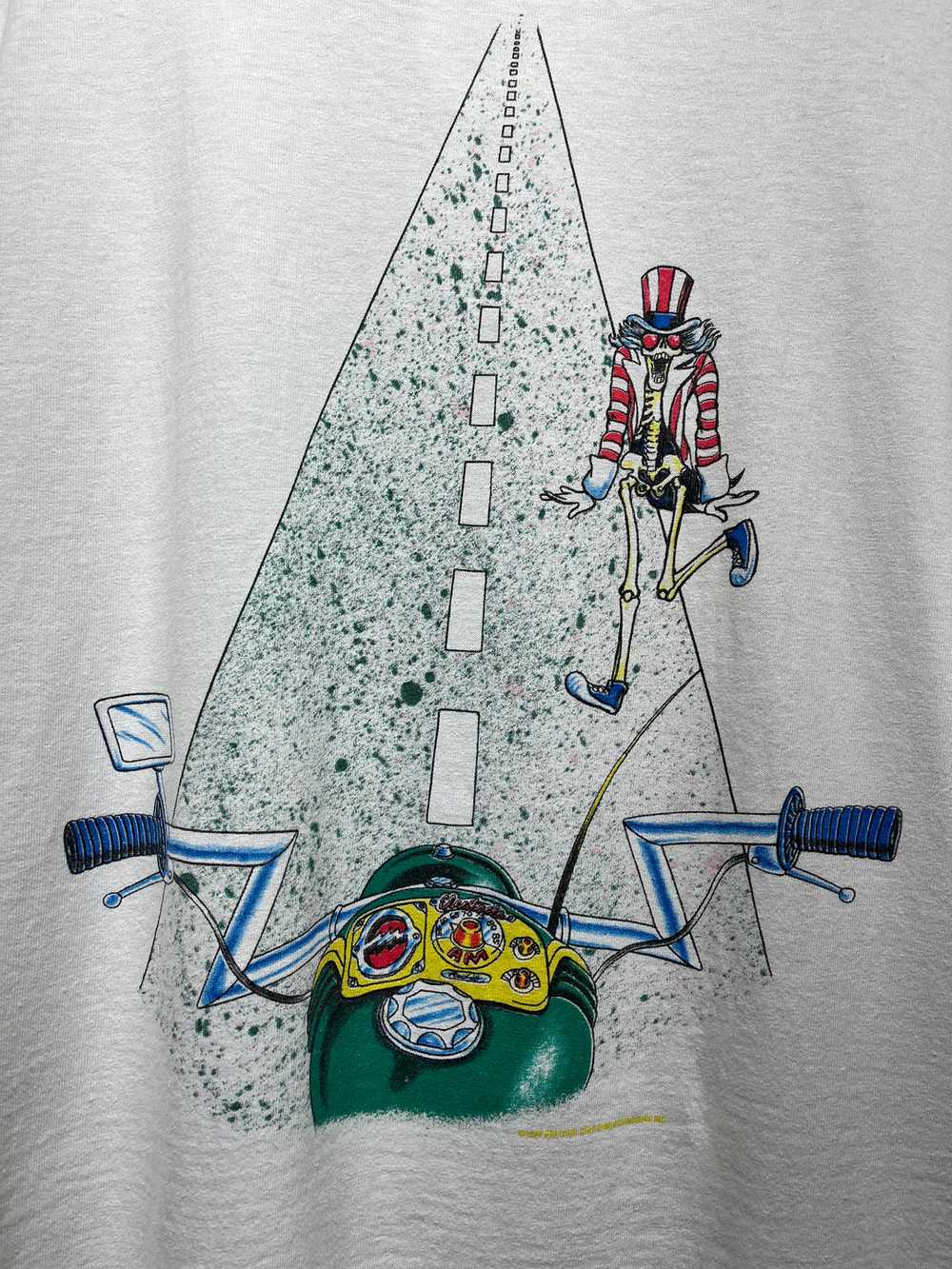 Vintage Grateful Dead Uncle Sam Motorcycle 1988 W… - image 6