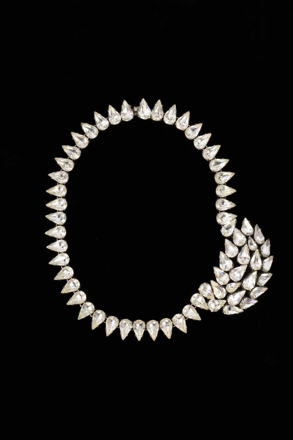 Viintage rhinestoned necklace - image 2