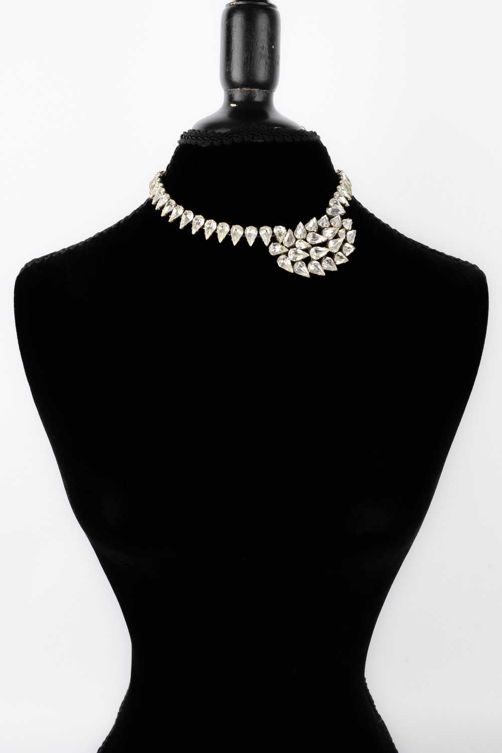 Viintage rhinestoned necklace - image 4