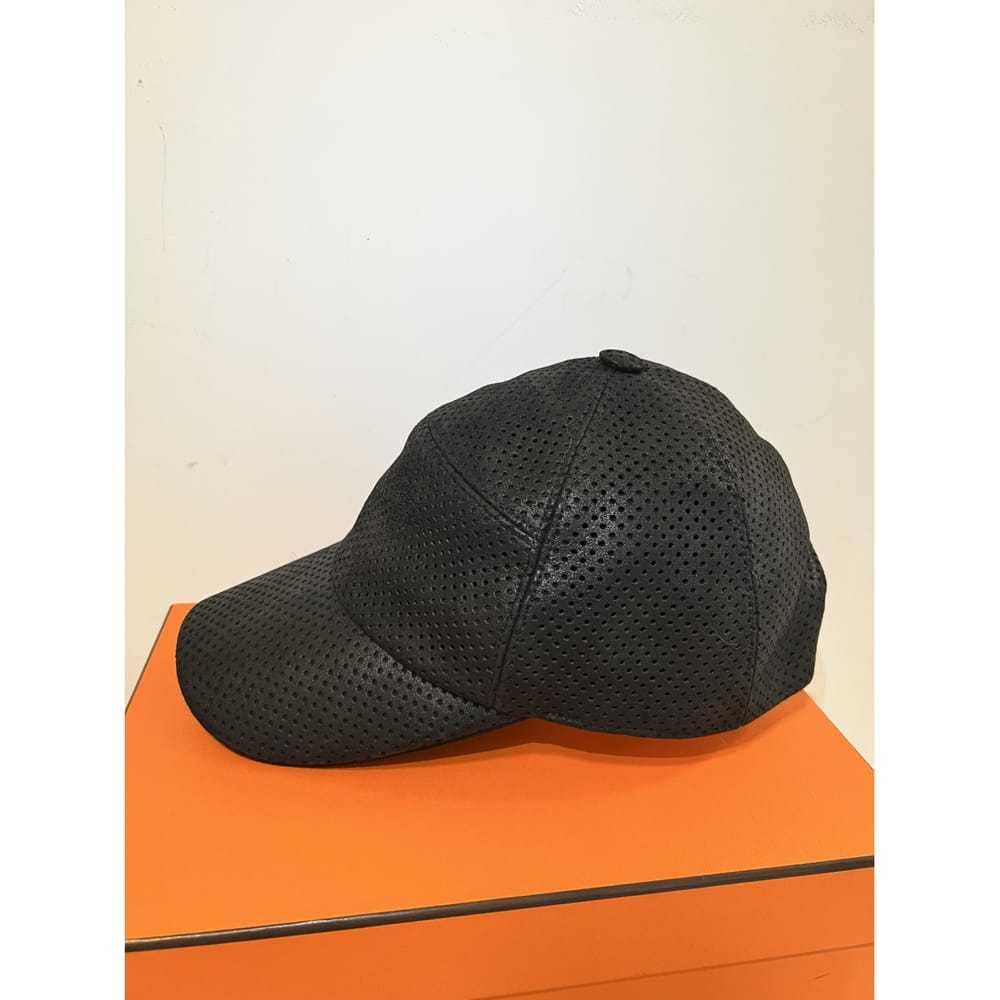 Hermès Leather hat - image 2
