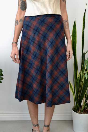 Seventies Plaid Skirt