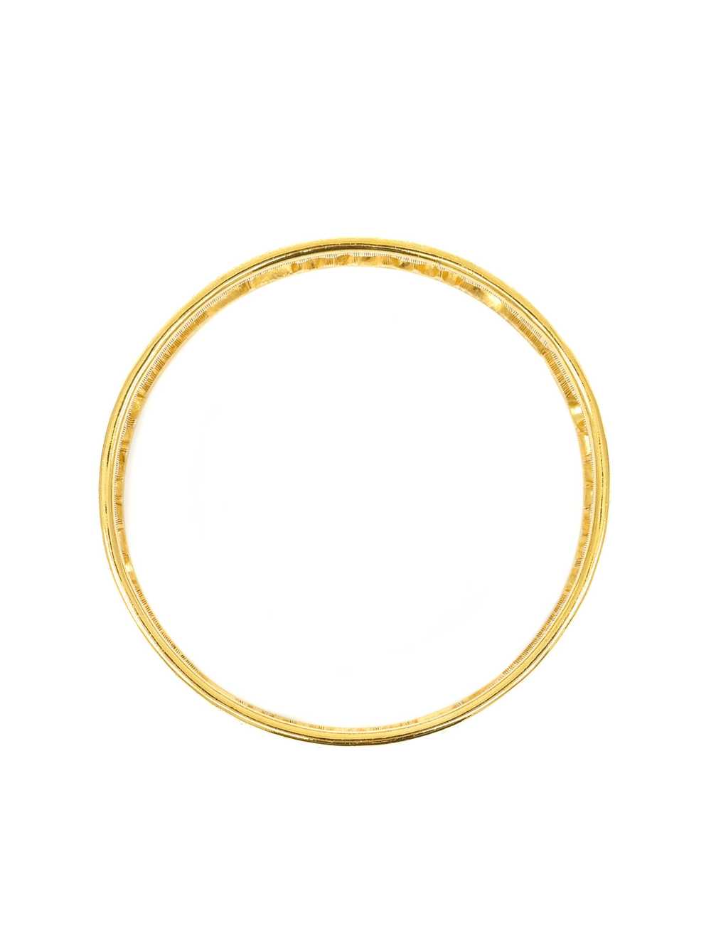 1980s Chanel Cutout Logo Arm Bangle - image 4