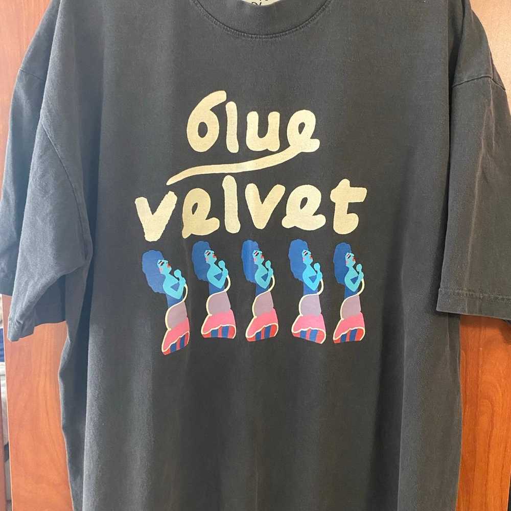 RARE Blue Velvet Shirt - image 1