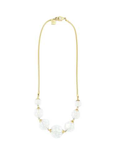 Anne Klein Faceted Crystal Bead Necklace