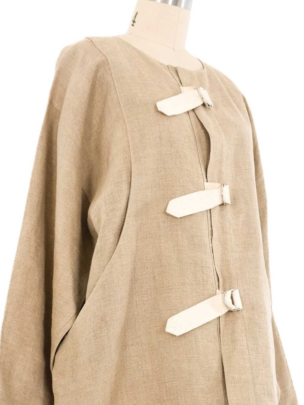 Castelbajac Belted Linen Jacket - image 2