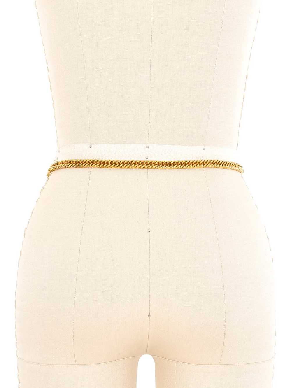 Chanel Quilted Charm Chain Belt - image 2