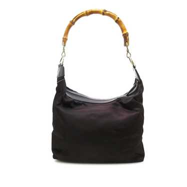 Gucci Bamboo cloth handbag