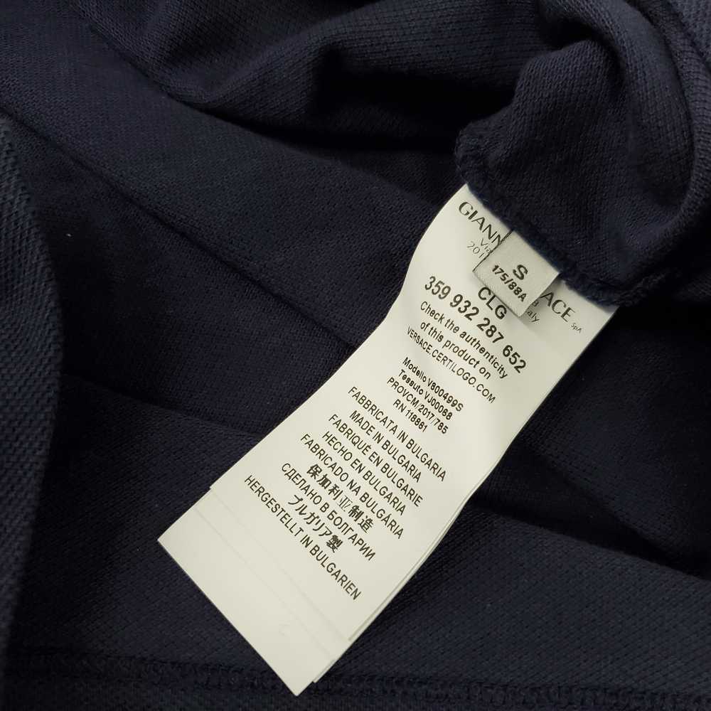Versace Collection Men's Navy Blue Cotton Polo Sh… - image 5