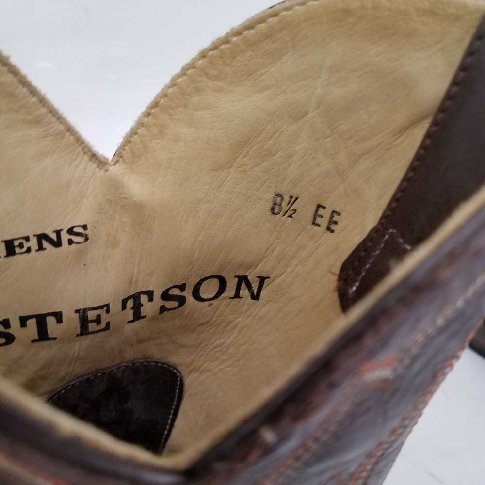 Stetson Western Boots Size 8.5EE - image 4