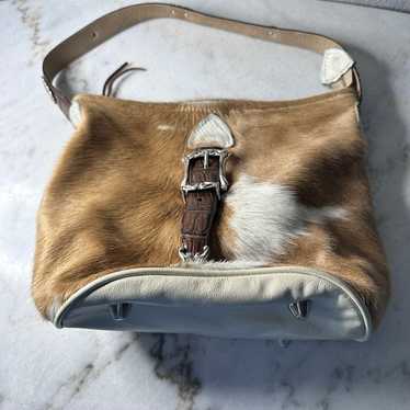 holly j beck handcrafted cowhide custom purse LYO… - image 1