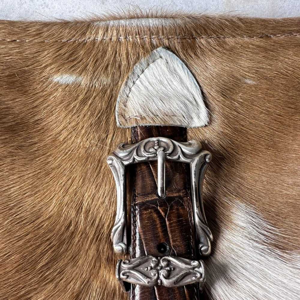 holly j beck handcrafted cowhide custom purse LYO… - image 3